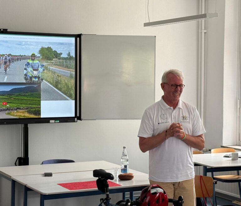 Hans-Peter stellt seine Arbeit vor